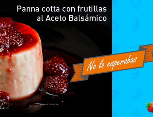 Panna cotta con frutillas al aceto balsámico Donna Arletti